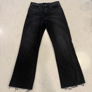 Joe's Jeans Sz 27 Black Callie high-rise crop.EUC Measurements below